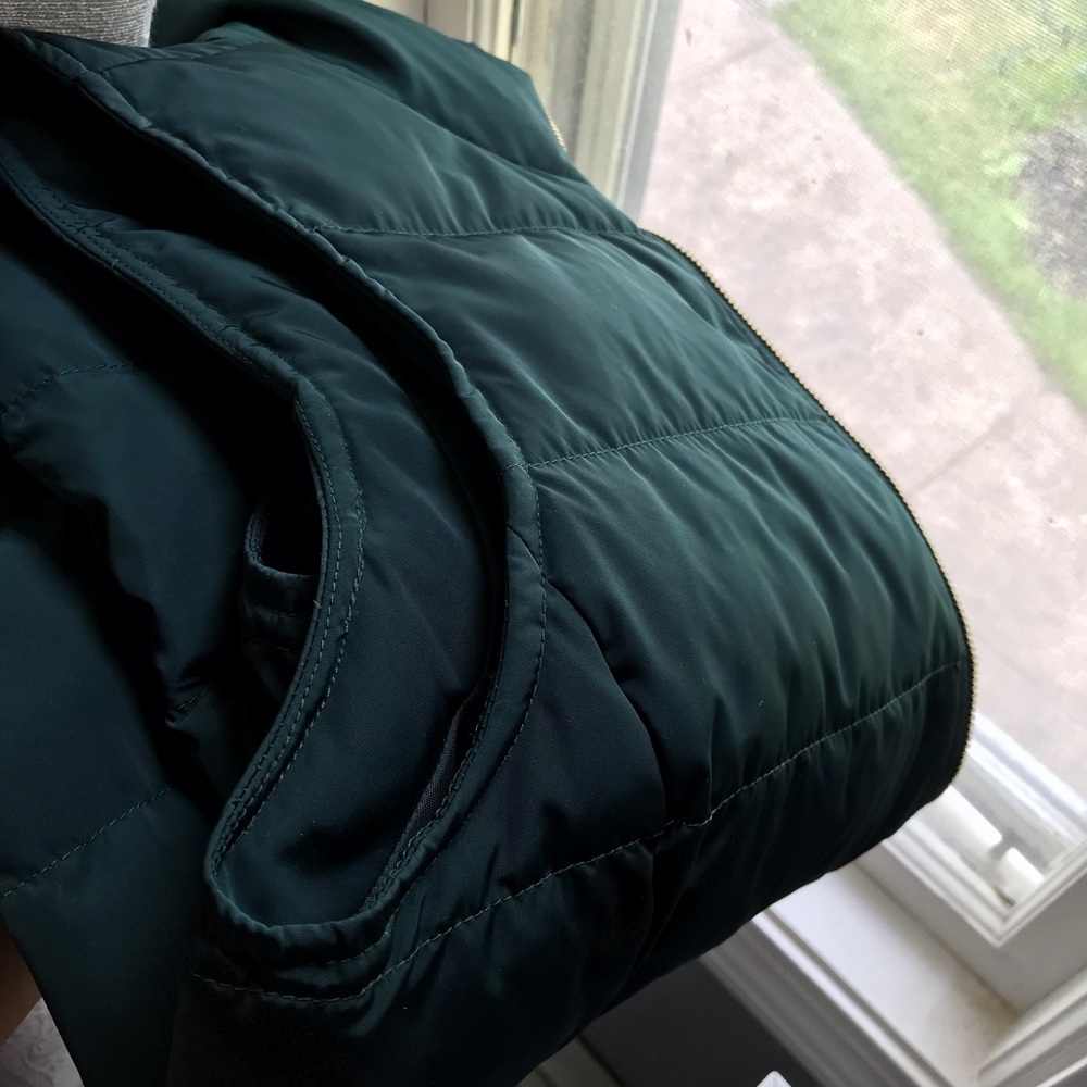 Talbots Green Puffer Vest Sz S - Picture 10 of 10